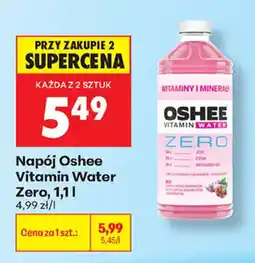 Biedronka Napój Oshee Vitamin Water Zero oferta