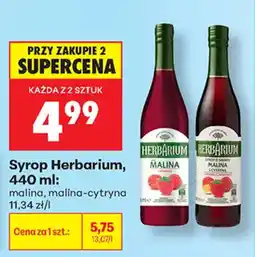Biedronka Syrop Herbarium, malina, malina-cytryna oferta
