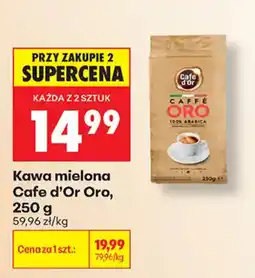 Biedronka Kawa mielona Cafe d'Or Oro oferta