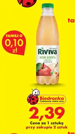 Biedronka Sok 100% Jabłko oferta