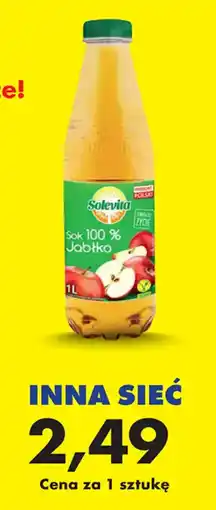Biedronka Solevira Sok 100 % Jabłko oferta