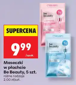 Biedronka Maseczki w płachcie Be Beauty oferta
