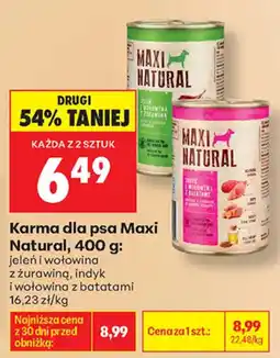 Biedronka Karma dla psa Maxi Natural oferta
