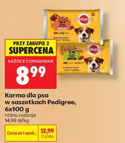 Biedronka Karma dla psa w saszetkach Pedigree oferta