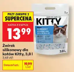 Biedronka Żwirek silikonowy dla kotów Kitty oferta