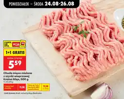 Biedronka Chude mięso mielone z szynki wieprzowej Kraina Mięs oferta
