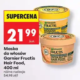 Biedronka Maska do włosów Garnier Fructis Hair Food oferta