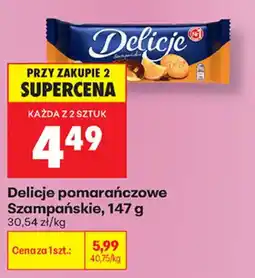 Biedronka Delicje pomarańczowe Szampańskie oferta