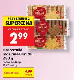 Biedronka Herbatniki maślane Bonitki oferta