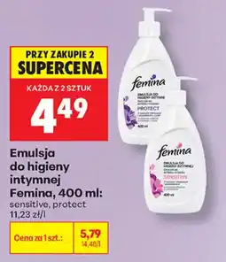 Biedronka Emulsja do higieny intymnej Femina oferta