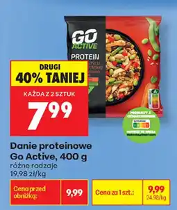 Biedronka Danie proteinowe Go Active oferta