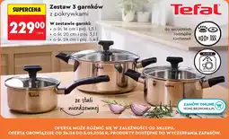 Biedronka Zestaw 3 garnków z pokrywkami oferta