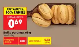 Biedronka Bułka poranna oferta