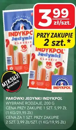 Top Market Parówki Jedynki Indykpol oferta