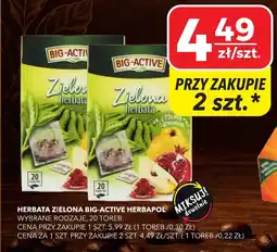 Top Market Herbata Zielona Big-Active Herbapol oferta