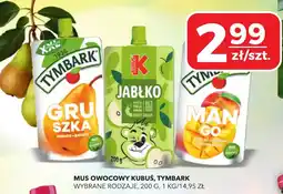 Top Market Mus Owocowy Kubuś, Tymbark oferta