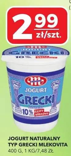 Top Market Jogurt Naturalny Typ Grecki Mlekovita oferta