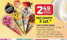 Top Market Lody Rożek Koral oferta