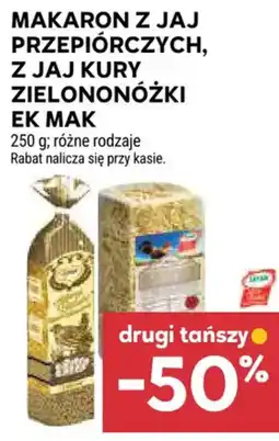 Stokrotka Makaron z jaj przepiórczych, z jaj kury zielononóżki EK MAK oferta