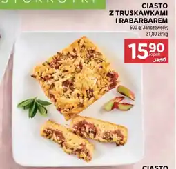 Stokrotka Ciasto z truskawkami i rabarbarem Janczewscy oferta