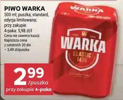 Stokrotka Market Piwo Warka Classic oferta