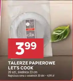 Stokrotka Market Talerze Papierowe Let's Cook oferta