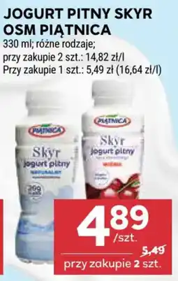 Stokrotka Jogurt Pitny Skyr Osm Piątnica oferta