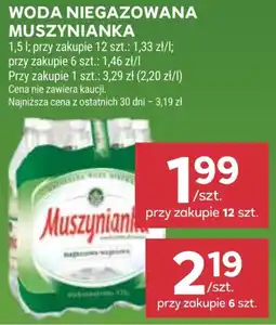 Stokrotka Market Woda niegazowana Muszynianka oferta