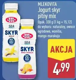 ALDI Mlekovita Jogurt skyr pitny mix oferta