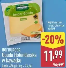 ALDI Hofburger Gouda Holenderska w kawałku oferta