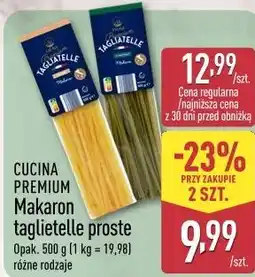 ALDI CUCINA PREMIUM Makaron taglietelle proste oferta