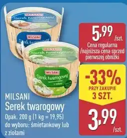 ALDI Milsani Serek twarogowy oferta