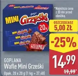 ALDI Goplana Wafle Mini Grześki oferta