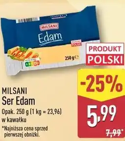 ALDI Milsani Ser Edam w kawałku oferta