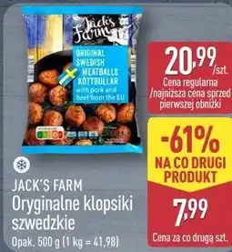 ALDI Jack's Farm Oryginalne klopsiki szwedzkie oferta