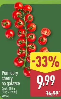 ALDI Pomidory cherry na gałązce oferta