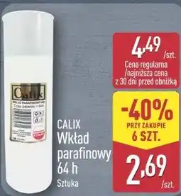 ALDI CALIX Wkład parafinowy 64 h oferta