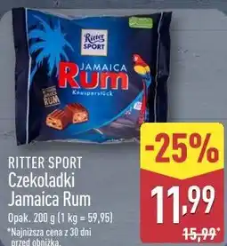 ALDI Ritter Sport Czekoladki Jamaica Rum oferta