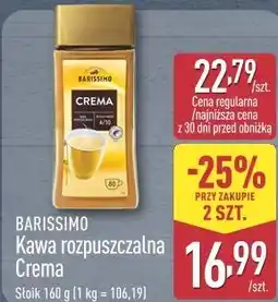 ALDI Barissimo Kawa rozpuszczalna Crema oferta