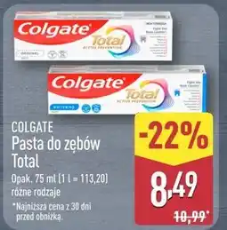 ALDI COLGATE Pasta do zębów Total oferta