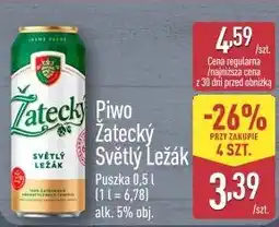 ALDI Piwo Žatecký Světlý Ležák oferta