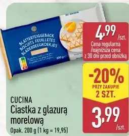 ALDI CUCINA Ciastka z glazurą morelową oferta