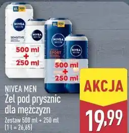 ALDI NIVEA MEN Żel pod prysznic dla mężczyzn oferta