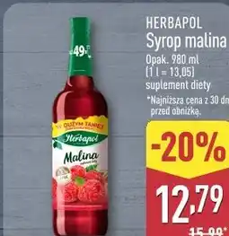 ALDI Herbapol Syrop malina oferta
