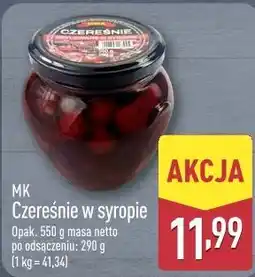 ALDI MK Czereśnie w syropie oferta