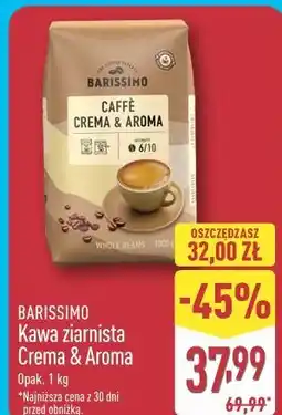 ALDI BARISSIMO Kawa ziarnista Crema & Aroma oferta