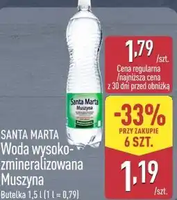 ALDI SANTA MARTA Woda wysoko-zmineralizowana Muszyna oferta