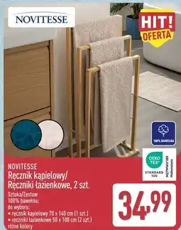 ALDI NOVITESSE Ręcznik kąpielowy/ Ręczniki łazienkowe, 2 szt oferta
