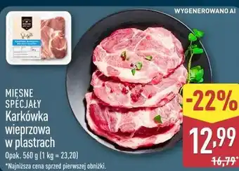 ALDI Mięsne Specjały Karkówka wieprzowa w plastrach oferta