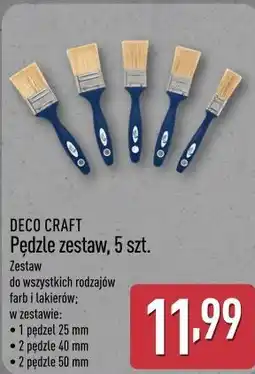 ALDI DECO CRAFT Pędzle zestaw, 5 szt oferta